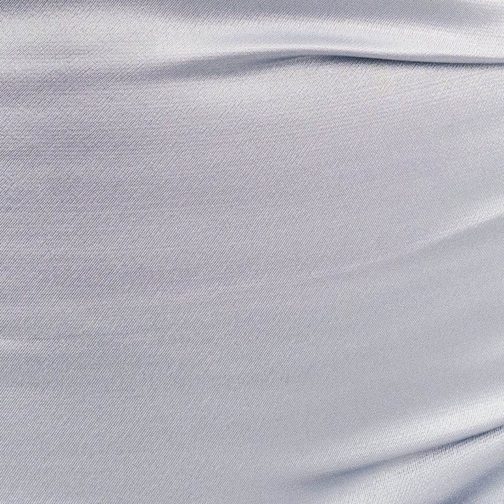 Shona Joy Silver Maxi Dress: La Lune High Neck Cowl Maxi Dress - Powder Blue - Picture 6 of 8
